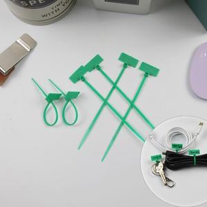 고품질 sDD 사각 네임택 전선 케이블타이 소형(초록) 100P 전선정리 케이블메모 전선메모 (WFHUAWX)