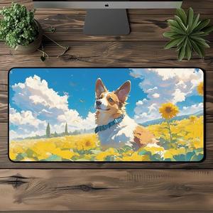 고품질 800x400 장패드 게이밍 방수 마우스패드 웰시코기 마우스장패드 판촉물 기업 회사 인쇄 (WFHTXTV)