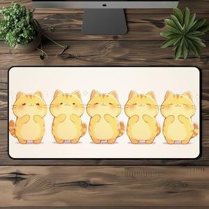 고품질 800x400 국내제조 고양이 굿즈 fps 마우스 패드 마우스장패드 판촉물 기업 회사 인쇄 (WFHTU6U)