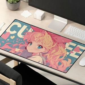 고품질 800x400 국내제조 마우스 패드 사무실 컴퓨터 키보드 마우스장패드 판촉물 기업 회사 (WFHTUDA)