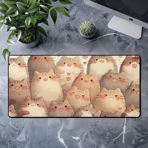 고품질 800x400 국내제조 고양이 반려묘 필수템 패드 마우스장패드 판촉물 기업 회사 인쇄 (WFHTUD3)