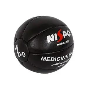 니스포 가죽 메디신볼 1kg 웨이트볼-WFHNU1X