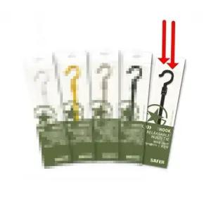 릴리저블타이 O 30x320mm 후크형 색상 블랙 1개 (WFHVQ76)