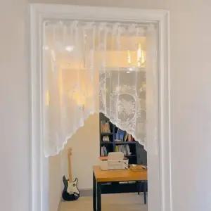 주방 바란스 레이스 커튼2p 작은커튼 바란스 장식 (WFHVXZV)