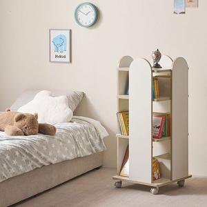 [신세계라이브쇼핑]도담 키즈 3단 낮은 미니책장 회전책장 (바퀴형) DO5124R (착불)