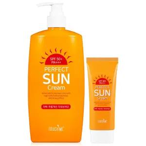 스포츠 선크림 대용량 500ml+60ml 바디썬크림 톤업 눈시림 백탁없는 수분 선세럼 골프