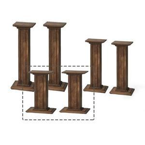 월넛 스피커유행스탠드 400 고무나무 빔프로젝터 받침대