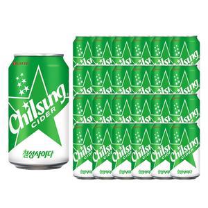 칠성사이다 355ml 24캔 업소용