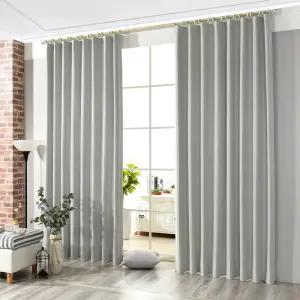 살랑공간 앨리나 형상기억 100%암막커튼 주문제작 높이맞춤 2장