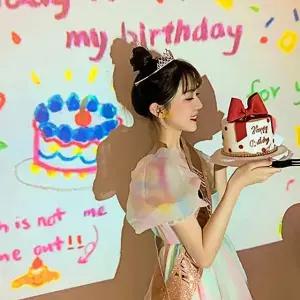 미니 빔프로젝터 생일 축하 현수막 가정용 캠핑용 (WFI11RH)