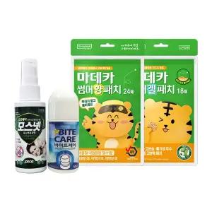 [동국제약] 썸머 해충 퇴치 세트 (썸머 향패치+겔패치+모스넷스프레이+바이트케어)