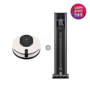 LG 공식판매점  코드제로 오브제컬렉션 A7 올인원타워 무선청소기 + M9 물걸레 로봇청소기 세트 A720TA-M