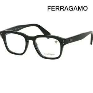 안경테 SF2958 001 명품 사각 블랙 뿔테 패션