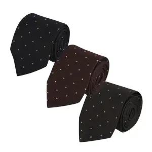 [롯데백화점]지이크 실크 도트 패턴 남성 넥타이 3종 모음 (PATA0102)