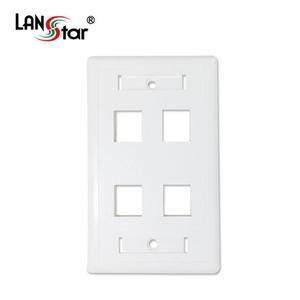 Face p엣지te 4구 플레이트 매입형플레이트 네트워크장