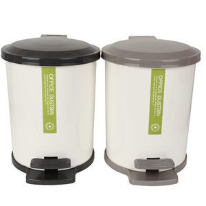 M 원형페달휴지통 (소) (색상랜덤) 사무실 학교 가정 쓰레기통