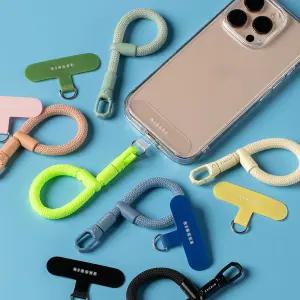 링케 핸드폰 스트랩 플로우 홀더 링크 세트 핑거 링 분실 도난 방지 줄