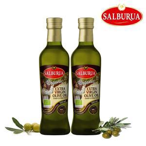 살부루아 유기농 엑스트라버진 올리브유 500ml 2병