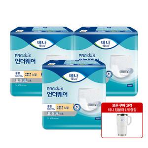 테나 언더웨어 노말 중형 10입x3팩(30매) + 빈다텀블러 1개 요실금팬티 성인용기저귀