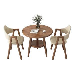 원형 테이블 의자세트 엔틱 원목 신혼부부 2인용