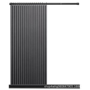 접이식 커튼 무설치 커튼도어 파티션 블라인드 투명