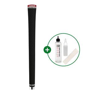 램킨 360 크로스라인 블랙 레드캡 남성용 골프그립 그립교체