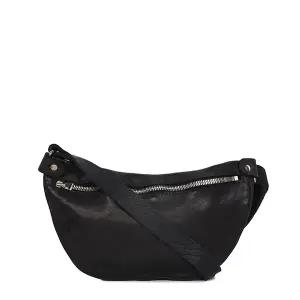 구이디 25SS 블랙 소프트 그레인 크로스바디백 Q100 BLKT