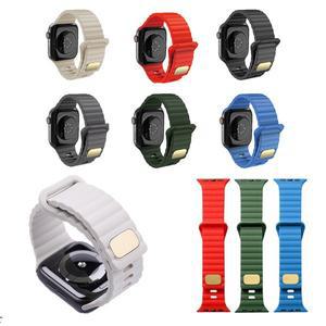 애플워치 8 7 6 5 4 3 2 se 심플 컬러 실리콘 방수 밴드 스트랩 스포츠 루프 시계줄 38 40 41 42