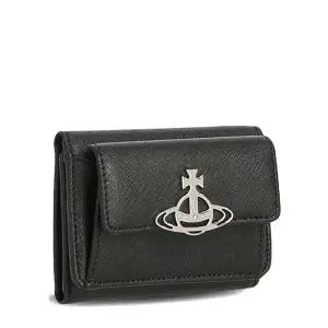 ORB 로고 5115002UW L001N N401 비비안 웨스트우드 사피아노 가죽 플랩 스몰 반지