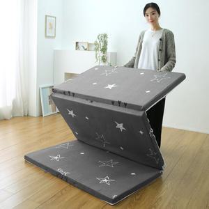 국산 단단한 접이식 3단 매트 매트리스 마블폼 폴드스타 토퍼 바닥 1인용