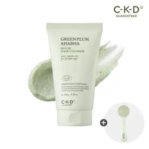 CKD 청매실 AHA BHA 피지제로 팩솝 클렌저 130g+실리콘 모공 브러쉬