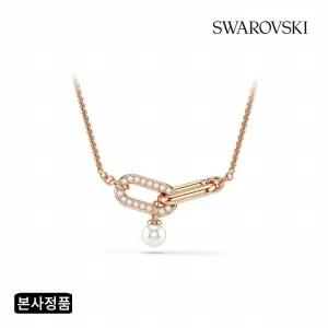 [/본사정품] Constella 로즈골드 크리스털 펄 목걸이 5728589