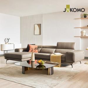 [자코모][~22%쿠폰할인+8%카드할인]르마스I 4인 카우치형 기능성 슈렁큰 천연면피 소가죽 소파