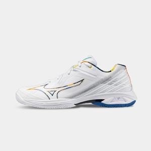 미즈노 웨이브 클로3 화이트 블루 71GA24433 배드민턴화 배구화 탁구화 인도어화