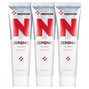 폴메디슨 제로닉 구취케어 금연 치약 120g 3개