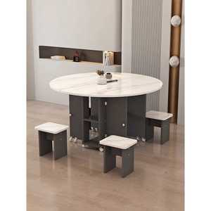 4인용 접이식 식탁 확장형 탁자 조립식 접는 원룸