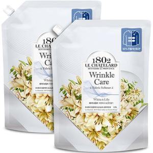 르샤트라1802 링클케어 초고농축 섬유유연제 화이트 릴리 리필 1.