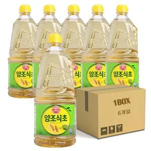 오뚜기 양조식초 1.5L 6개입 1박스