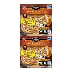오뚜기 갈릭 고르곤졸라 치즈 크러스트 피자 460g 2개