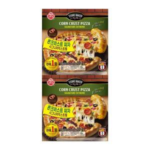 오뚜기 시그니처 익스트림 콘 크러스트 피자 530g 2개