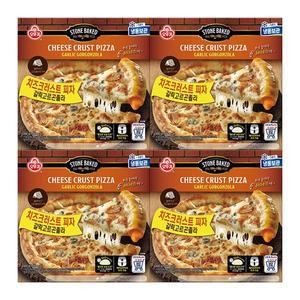 오뚜기 갈릭 고르곤졸라 치즈 크러스트 피자 460g 4개
