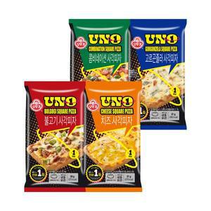 오뚜기 UNO 사각피자 4개  맛선택