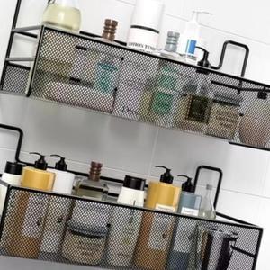 무타공 욕실 화장실 일자선반 수납 정리대 벽선반