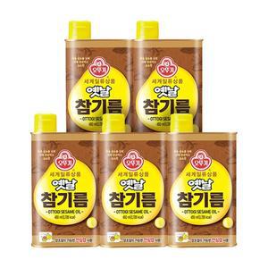 오뚜기 옛날 참기름 450ml 5개