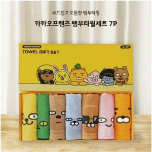 [NS홈쇼핑]카카오프렌즈 뱀부타올 선물세트 7P[35332421]