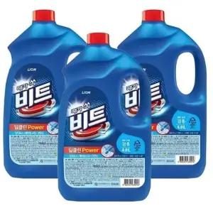 비트 딥클린 겸용 액체세제 4L x 3