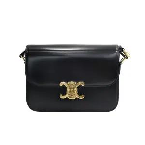 셀린느 클래식 트리옹프 크로스백 블랙 187363BF4 38NO