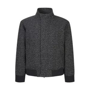 텍스쳐 집업 블루종 블랙(PHMAX6016)