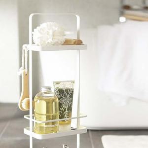 철제 화이트 다용도 수납 스탠드형선반 욕실정리선반 화장실선반 다용도선반 철제수납선반