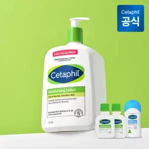 세타필 모이스춰라이징 대용량 로션 1.25L+로션 29ml 2개+바디워시 50ml